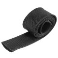 Fiberglass Heat Wire Shield Sleeve High Temp Adjustable 3 2ft 25mm 1 Black For Car Loom Protection 