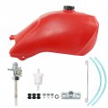 Labwork Fuel Tank Replacement For Honda 1993-2000 Fourtrax300 Trx300 2x4 Trx300fw 4x4 With Cap And Petcock Red Plastic