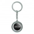 Graphics More Ford Trucks F-150 Logo Keychain Spinning Round Chrome Plated Metal