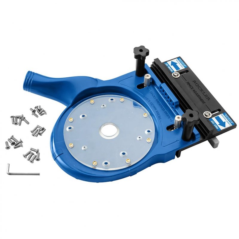 Perfect Fit Dado Jig For Precision Wood Grooves Router With Dust Collection Port And Base Plate Woodworking Projects 1 4 In To