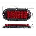 Ocpty 21led Side Marker Light 10pcs Red Trailer Lamps Fit For Boats Truck Pickups Lorry Van Caravan Waterproof Lights
