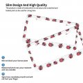 Foruidea Ladybug Matte Aluminum License Plate Frame With Black Screw Capsi 2pcs 2 Holes Licensess Frames Car Plate Covers