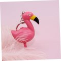 Kesyoo 4 Pcs Car Pendant Keychain Decor Kid Toy Light Up Ring Handbag Charm Flamingo Fob Cars Toys Rings Key Decoration Lovers