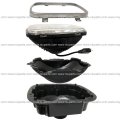 Niuparts 5 X 7 Led High Low Beam Reflector Headlight Heated With Housing Base And Bucket Metal Black Bezel Stainless Fit