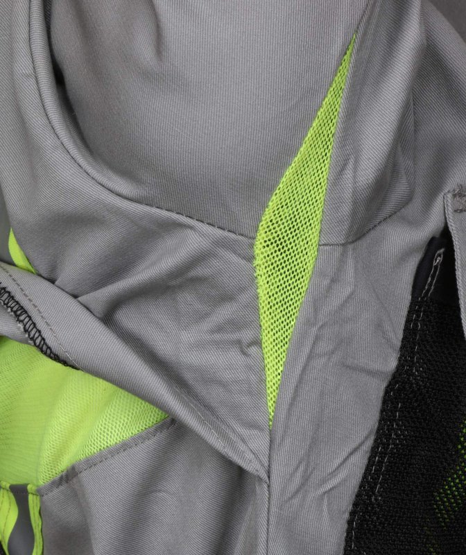 Summit Breeze Flame Resistant Fr Long Sleeve Coveralls 7 Oz Cotton Reflective Vents Gray 56 Tall Sbc203156t