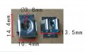 Autobahn88 Speed Nut 4mm Compatible With Vw Audi Beetle Golf Jetta Touareg Oem N10327102 Pack Of 10