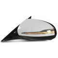 Side Door View Mirror W Blind Spot Left Driver White 1pcs For Benz W213 E Class E300 2016-2020 