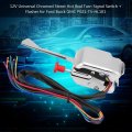 Turn Signal Switch 12v Universal Street Hot Rod Flasher For Ford Buick P021-ts-hl101 Chrome