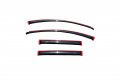 Auto Ventshade Avs In-channel Ventvisor Rain Guards Fits 2007 2014 Ford Edge 2015 Lincoln Mkx Smoke 4 Pcs 194141 