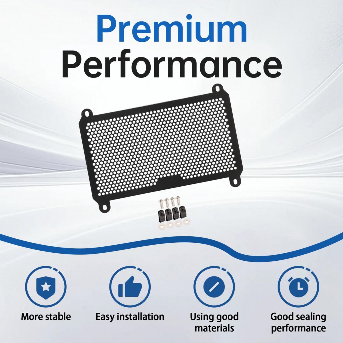 Water Tank Radiator Protective Cover Replacement For Kawasaki 400 2018 2024 Black Guard Z400 2019 2023