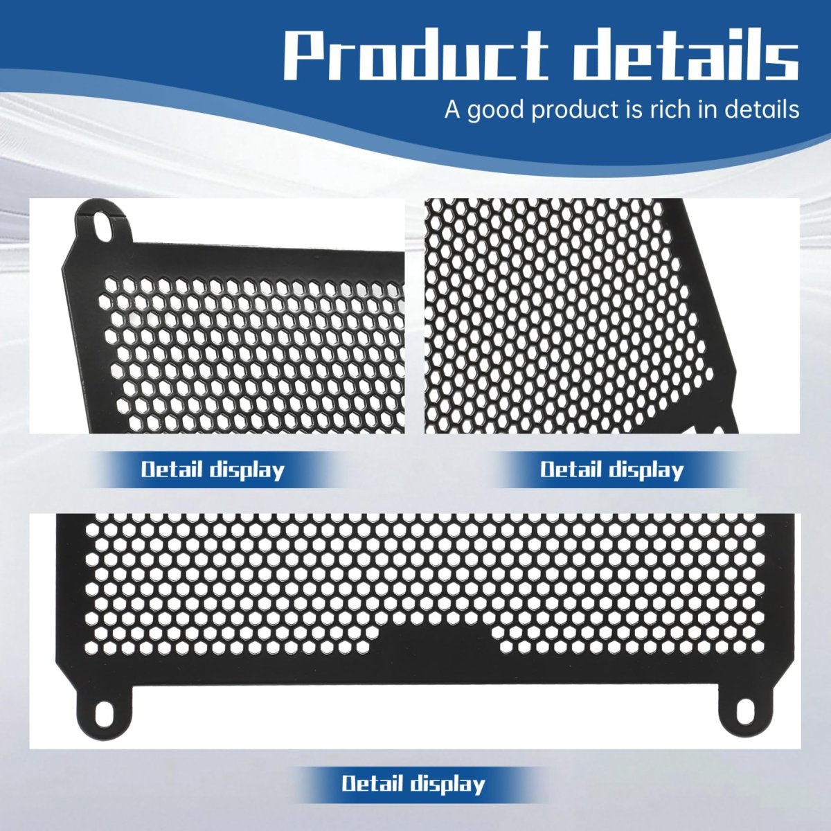 Water Tank Radiator Protective Cover Replacement For Kawasaki 400 2018 2024 Black Guard Z400 2019 2023