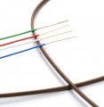 Thermostat Wire 18 4 Brown Solid Copper Gauge Conductor Cl2 Ul Listed Cmr Riser Rated Cl3 Residential Commercial And Industrial 