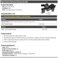Engine Coolant Thermostat Housing Assembly With And Seal For 2008-2014 Dodge Avenger 2 4l 4-cylinder