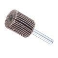 20mm Flap Wheels Shank Mounted Sandpaper Abrasive Wheel 80 Grits 10 Pcs 