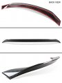 Ar Style Carbon Fiber High Kick Vip Trunk Spoiler Wing Compatible With For 2014-2020 Lexus Is200t Is250 Is350 Is300