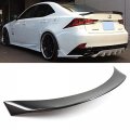 Ar Style Carbon Fiber High Kick Vip Trunk Spoiler Wing Compatible With For 2014-2020 Lexus Is200t Is250 Is350 Is300
