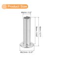 50pcs Semi Tubular Rivets 5mm X 16mm Aluminum Round Flat Head Semi-tubular Metal Stud Rivet For Industry Household Repairing