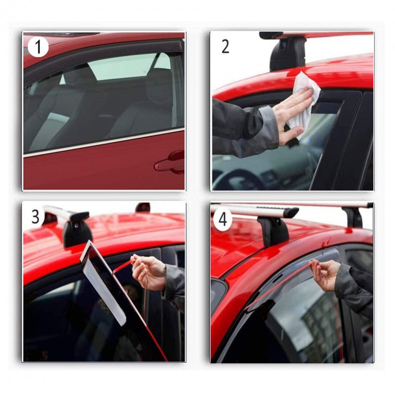 Window Vent Visor Rain Guard Shade Replacement For 2016-2020 Honda Civic Sedan