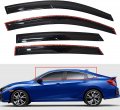 Window Vent Visor Rain Guard Shade Replacement For 2016-2020 Honda Civic Sedan