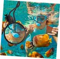 Totority 6 Pcs Diving Mirror Rear Views Safety Rearview Underwater Equipment Supplies Mirror Portable Plastic