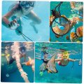Totority 6 Pcs Diving Mirror Rear Views Safety Rearview Underwater Equipment Supplies Mirror Portable Plastic