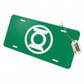 Graphics More Green Lantern White Logo Novelty Metal Vanity Tag License Plate