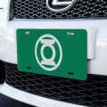 Graphics More Green Lantern White Logo Novelty Metal Vanity Tag License Plate