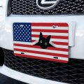 Black Cat 4th Of July American Flag Patriotic Novelty Metal Vanity Tag License Plate
