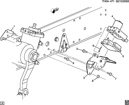 Ebcm Brake Control Module Abs Topkick Kodiak Bracket