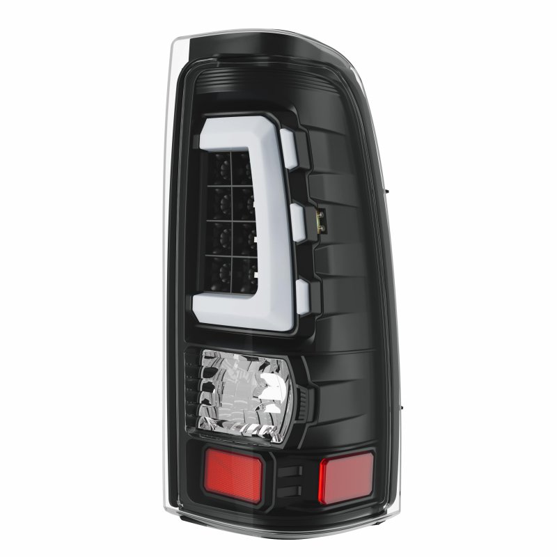 Led Tail Lights For 1999 2006 Chevy Silverado And 2002 Gmc Sierra 1500 2500 3500 Clear Lens Black Housing Tube Bar Rear Brake