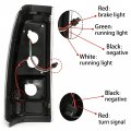 Hecasa Led Tail Light Compatible With 1999-2006 Chevy Chevrolet Silverado 1999-2002 Gmc Sierra 1500 2500 3500 Tube Bar Rear