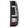 Hecasa Led Tail Light Compatible With 1999-2006 Chevy Chevrolet Silverado 1999-2002 Gmc Sierra 1500 2500 3500 Tube Bar Rear