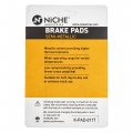 Niche Brake Pad Kit For Can-am Defender Hd10 Hd8 Max T 715900379 715900380 715900381 Front Rear Semi-metallic