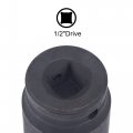 Uxcell 1 2 Drive By 27mm 6-point Impact Socket Cr-v Steel 73 Length Shallow Metric Sizes