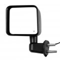 Ocpty Driver Side Manual Folding Heated Mirrors Compatible With 2007-2017 For Jeep Wrangler