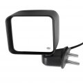 Ocpty Driver Side Manual Folding Heated Mirrors Compatible With 2007-2017 For Jeep Wrangler