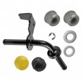 Caltric Right Steering Spindle Bushing Kit Compatible With John Deere D170 E180 S180 54 Deck