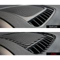 Charminghorse Carbon Fibre Sticker For Mini Cooper Countryman F60 Accessories Car Console Air Outlet Vent Cover Stickers