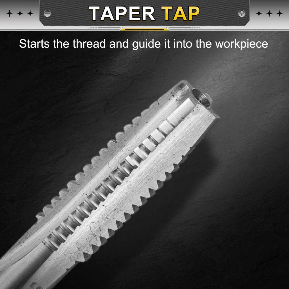 Hand Taper Tap 7 16-14 Bsw 2b Thread Style Taps Straight Flute Screw Tapping Threading Tool High Speed Steel Hss6542