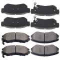 Ceramic Pads Ocpty Quick Stop Brake Fit For 07-10 Hyundai Elantra 03-08 Sonata 05-09 Tucson 02-10 Kia Magentis Optima 05-10