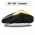 Labwork Super Heavy-duty 96-102 1 Seater Top Cover Trailerable Black Yellow Color Replacement For Pwc Watercraft Jet Ski