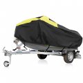 Labwork Super Heavy-duty 96-102 1 Seater Top Cover Trailerable Black Yellow Color Replacement For Pwc Watercraft Jet Ski