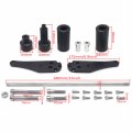 Httmt- Black Long Extended Frame Slider Crash Protector Compatible With 1991-1998 Cbr 600 F2 F3 Blk P N Mt219-015-bk