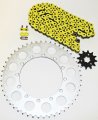1994 1995 Fits Kawasaki Kx125 125 Yellow Chain And Sprocket 12 50 110l 