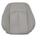 Gray Perforated Front Passenger Side Top Microfiber Leather Replacement Seat Cover For Mercedes Benz E63 E280 E300 E320 E350 
