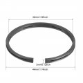 Uxcell Engine Piston Ring Set 42mm Diameter Air Compressor Replacement Parts