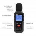 S8607 Decibel Meter Digital Sound Level Noise Portable Spl 30db To 130db Max Data Hold With Lcd Display Backlight Screen