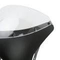 Motorcycle Windscreen Windshield Headlight Fairing 7 Inch Universal Rounds Motorbike Headlight Cover Matte Black And