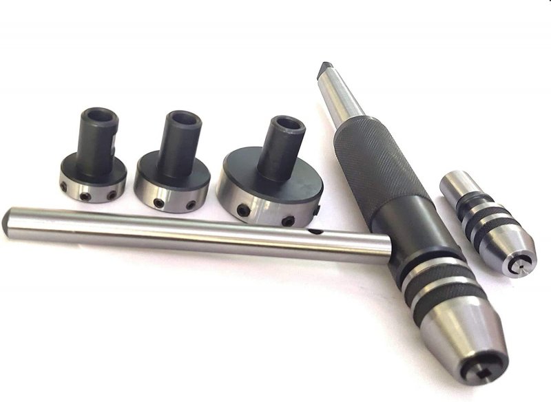 Threading Tapping Attachment-lathe Tailstock Die Holder Set Machine Tools Mt3