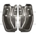 Bottom Mount Bracket For Door Mirror Mounting Arm Aluminum Chrome Driver And Passenger Side Fit After 2005 Peterbilt 335 340